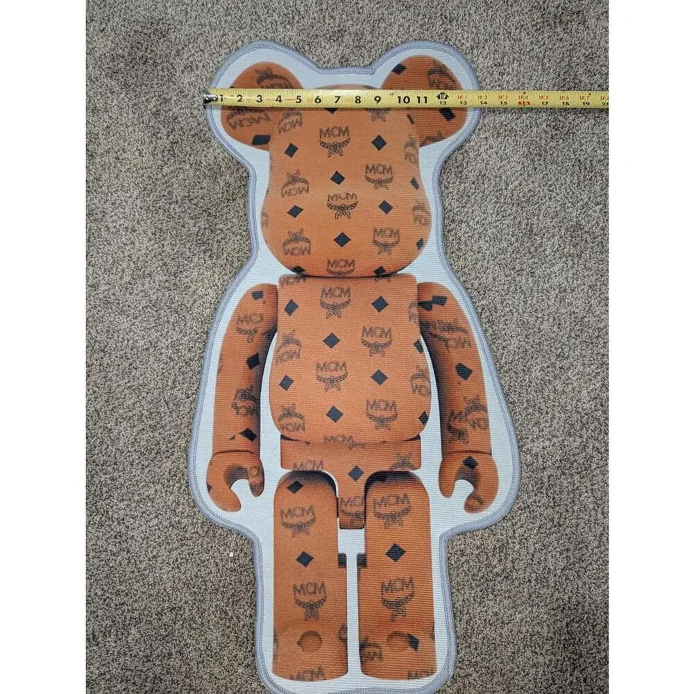 NEW Hypebeast MCM Monogram x Bearbrick Figure Rug 31